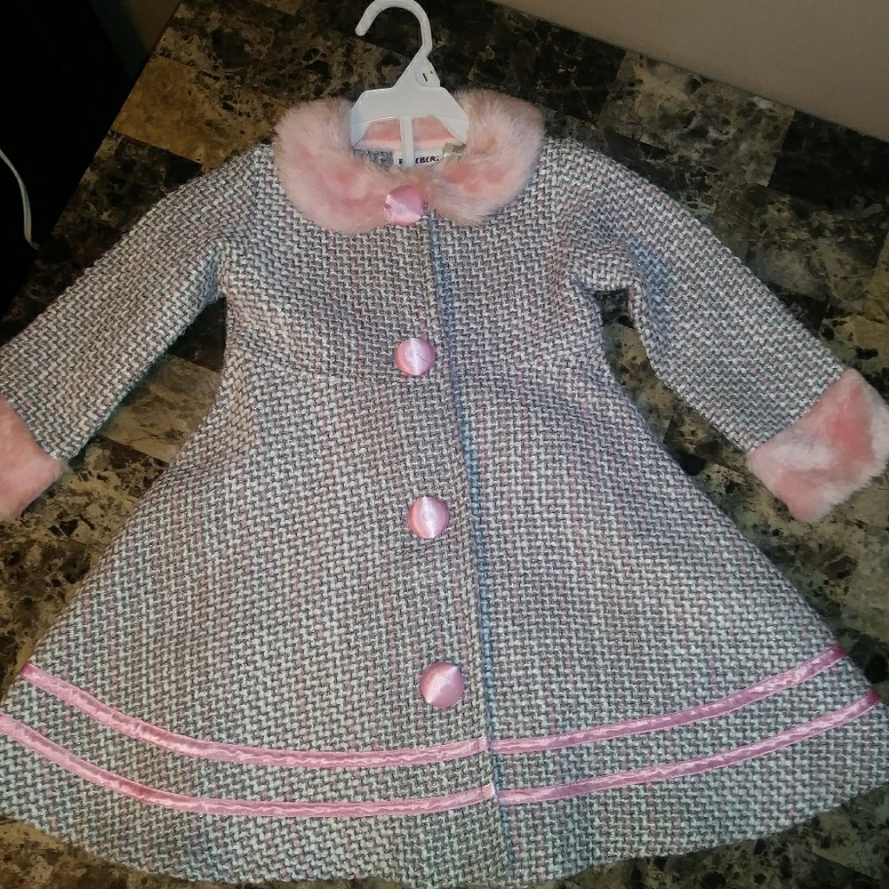 Toddler Pea Coat and Matching Dress